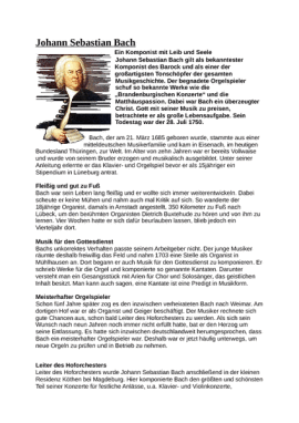 wwwunterrichtsmaterialch musik musikgschichte johann sebastian bach arbeitsbltter lektionsreihen nachhilfe material prfungenlernkontrollen - Johann Sebastian Bach Lebenslauf wwwunterrichtsmaterialch musik musikgschichte johann sebastian bach arbeitsbltter lektionsreihen nachhilfe material prfungenlernkontrollen - Johann Sebastian Bach Lebenslauf