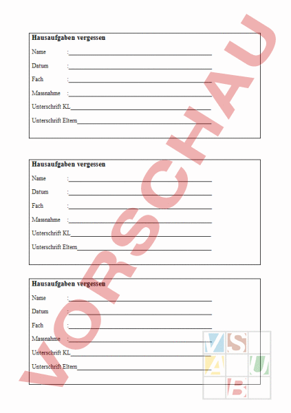 arbeitsblatt-hausaufgaben-vergessen-administration-methodik