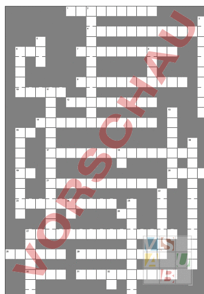 Arbeitsblatt: Kreuzworträtsel - Chemie - Anderes Thema