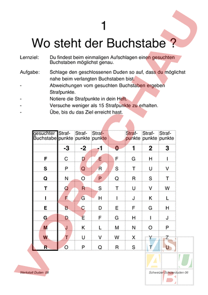arbeitsblatt werkstatt duden deutsch rechtschreibung