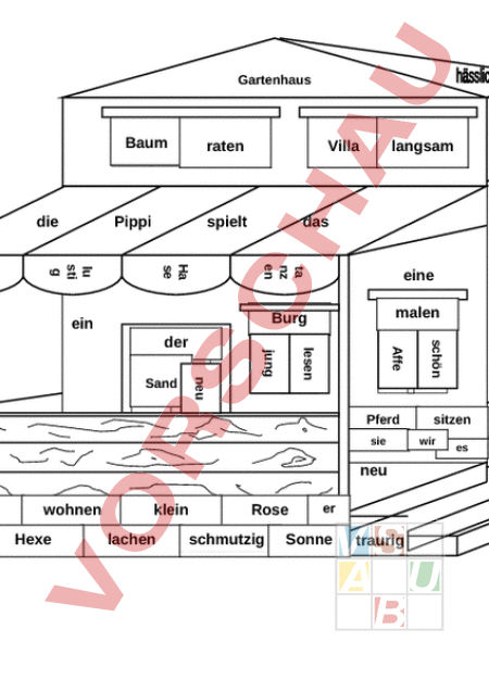 Arbeitsblatt: Wortartenspass - Deutsch - Grammatik