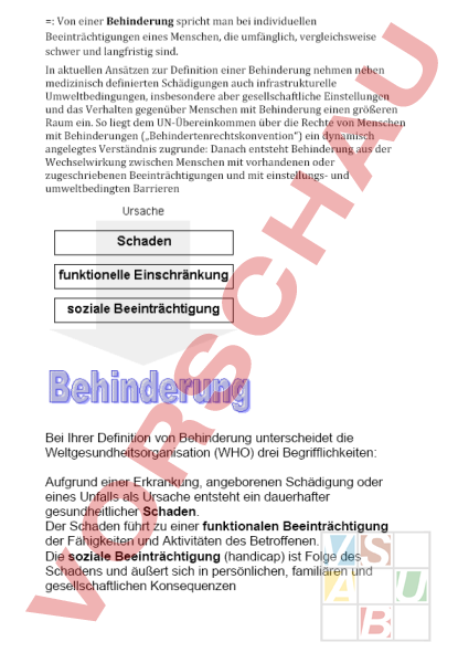 Arbeitsblatt Behinderung Lebenskunde Anderes Thema arbeitsblatt-behinderung-lebenskunde-anderes-thema
