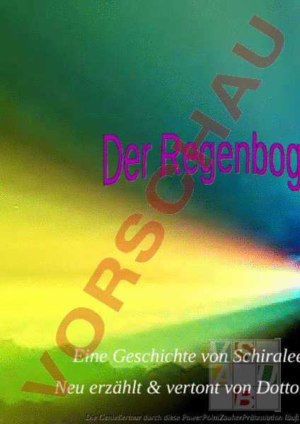 Arbeitsblatt: Der Regenbogen - Lebenskunde - Gemischte Themen