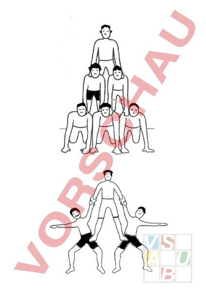 Arbeitsblatt: Pyramiden Akrobatik - Bewegung / Sport - Anderes Thema