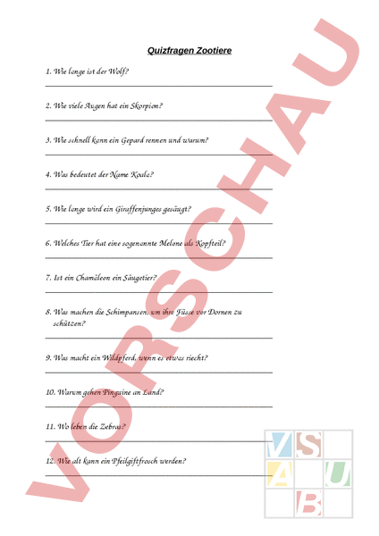 QUIZFRAGEN ZUR BIOLOGIE MIT ANTWORTEN visual data 8