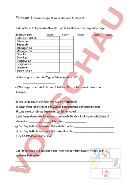 Arbeitsblatt Anschl sse Fahrplan Lesen Mathematik Gemischte Themen arbeitsblatt-anschl-sse-fahrplan-lesen-mathematik-gemischte-themen