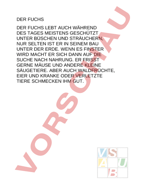 Arbeitsblatt: richtig Abschreiben - Deutsch - Rechtschreibung