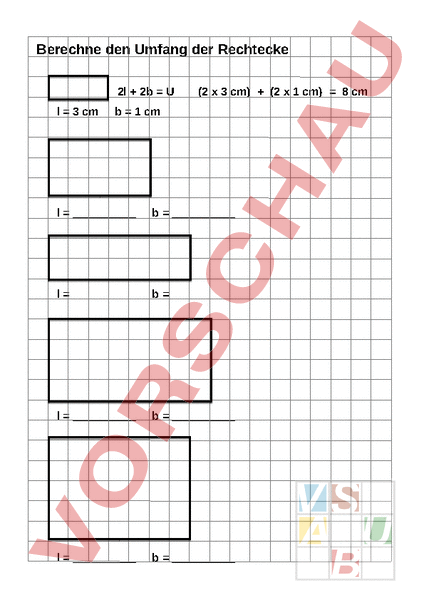 Arbeitsblatt Rechteck Und Quadrat NRQIE Arbeitsblatt Rechteck Und Quadrat NRQIE