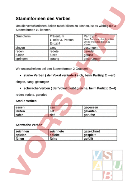 arbeitsblatt-stammformen-des-verbes-deutsch-grammatik