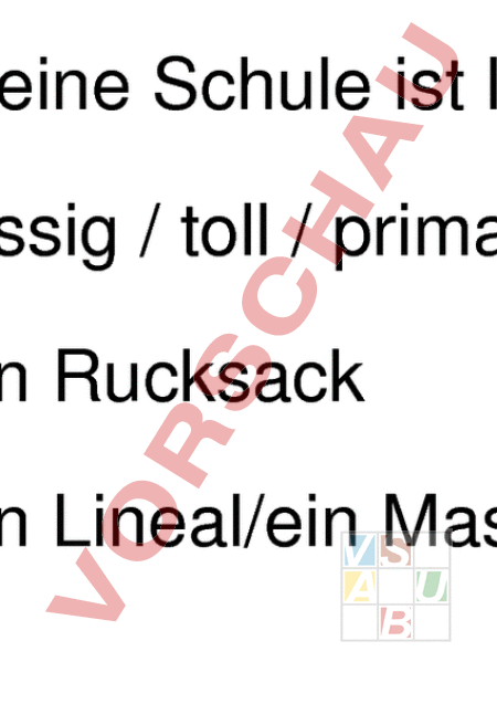 Arbeitsblatt Voci unité 2 Envol 5 Gross Französisch Lehrmittel