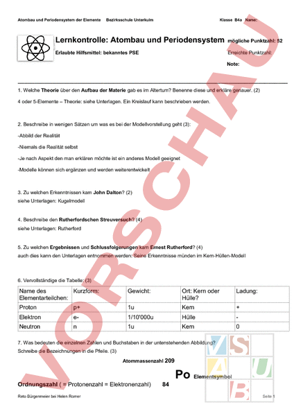 47+ Atome Im Schalenmodell Arbeitsblatt Schroedel Lösungen