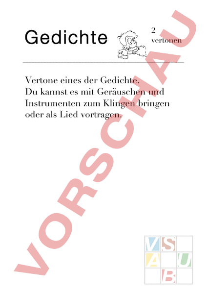 Arbeitsblatt: Gedichte - Deutsch - Gemischte Themen