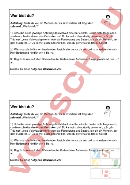 Ich Bin Ich Und Du Bist Du Arbeitsblatt
 Arbeitsblatt Wer bist du Deutsch Anderes Thema