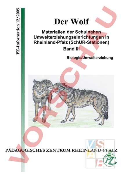 Arbeitsblatt Wolf Biologie Tiere
