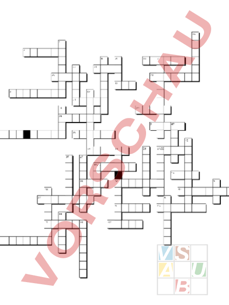 Arbeitsblatt: YW 4 Unit 1 Kreuzworträtsel Vocabulary - Italienisch ...