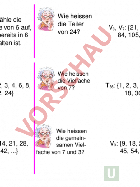 Welche Teiler Haben Die Zahlen 18 Und 42 Gemeinsam Arbeitsblatt: Teiler und Vielfache - Mathematik - Gemischte Themen