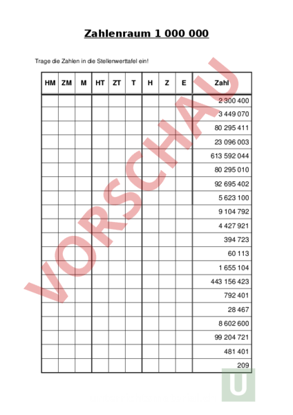 Arbeitsblatt Arbeitsblatt Stellenwerttabelle Mathematik Zahlenbereiche stellenwerttafel-aufgaben-bungen-stellenwerttafel-zum-ausdrucken