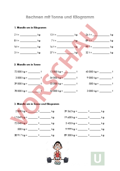 Tonnen In Gramm