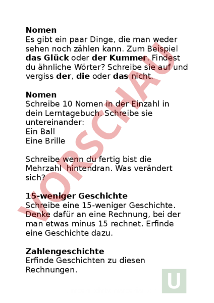 Arbeitsblatt Auftrage Lerntagebuch 2 Diverses Facherubergreifend Anderes Thema